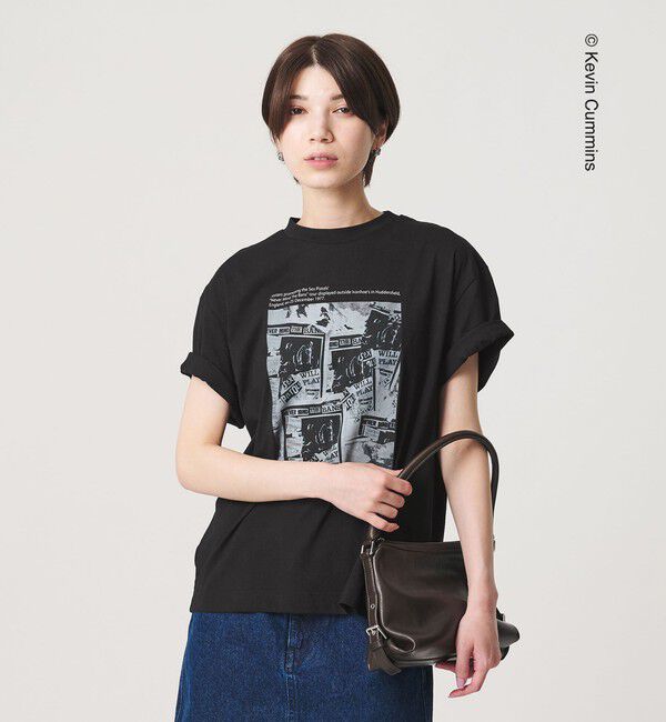 BEAUTY&YOUTH UNITED ARROWS「【別注】Kevin Cummins フォトプリント ショートスリーブ Tシャツ」|Tシャツ・カットソー|