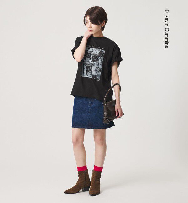 BEAUTY&YOUTH UNITED ARROWS「【別注】Kevin Cummins フォトプリント ショートスリーブ Tシャツ」|Tシャツ・カットソー|