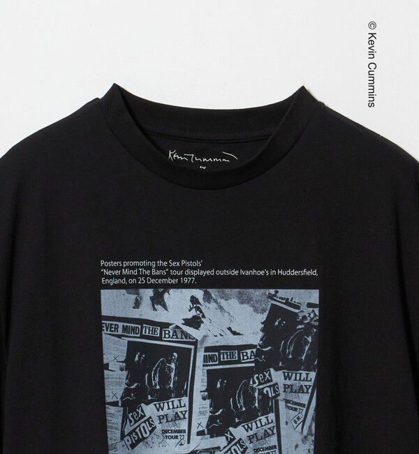 BEAUTY&YOUTH UNITED ARROWS「【別注】Kevin Cummins フォトプリント ショートスリーブ Tシャツ」|Tシャツ・カットソー|