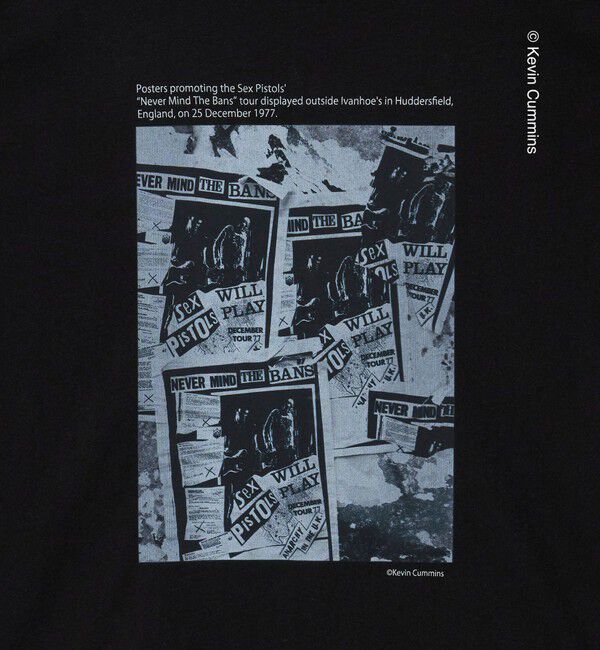 BEAUTY&YOUTH UNITED ARROWS「【別注】Kevin Cummins フォトプリント ショートスリーブ Tシャツ」|Tシャツ・カットソー|