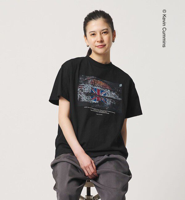 BEAUTY&YOUTH UNITED ARROWS「【別注】Kevin Cummins フォトプリント ショートスリーブ Tシャツ」|Tシャツ・カットソー|