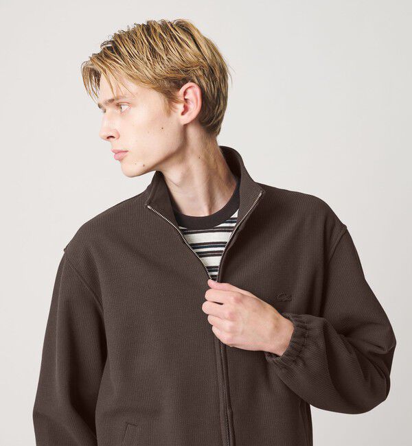 BEAUTY&YOUTH UNITED ARROWS「＜LACOSTE for BEAUTY&YOUTH＞ ワントーン ジップ ブルゾン」|カーディガン|