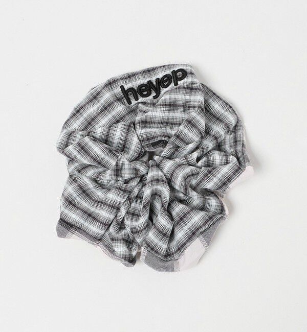 BEAUTY&YOUTH UNITED ARROWS「＜heyep＞ デュアルチェック シュシュ」|ヘアゴム・シュシュ|