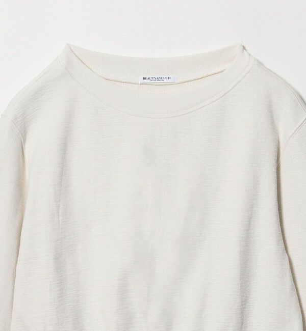 BEAUTY&YOUTH UNITED ARROWS「コットン ダブルフェイス ドッキング プルオーバー」|Tシャツ・カットソー|