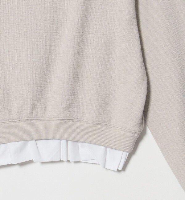 BEAUTY&YOUTH UNITED ARROWS「コットン ダブルフェイス ドッキング プルオーバー」|Tシャツ・カットソー|