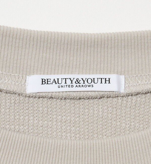 BEAUTY&YOUTH UNITED ARROWS「コットン ダブルフェイス ドッキング プルオーバー」|Tシャツ・カットソー|