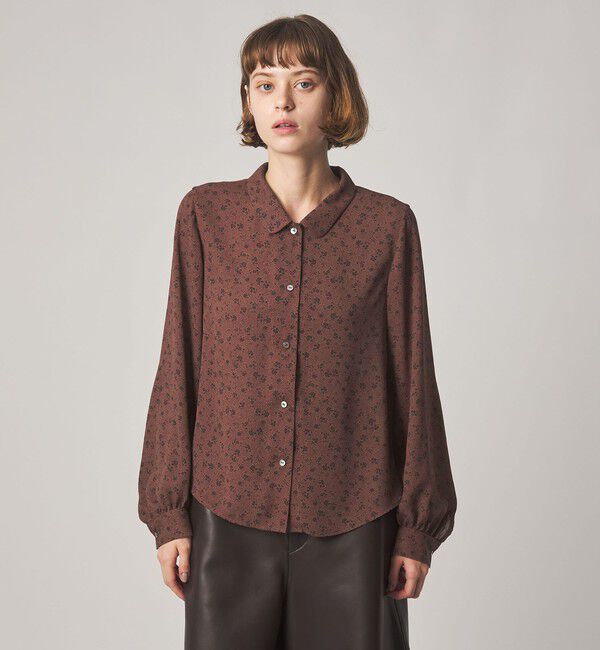 STEVEN ALAN「＜Steven Alan＞ドット フラワー ブラウス」|シャツ・ブラウス|