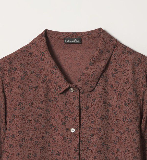 STEVEN ALAN「＜Steven Alan＞ドット フラワー ブラウス」|シャツ・ブラウス|