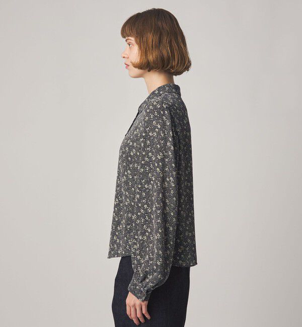 STEVEN ALAN「＜Steven Alan＞ドット フラワー ブラウス」|シャツ・ブラウス|