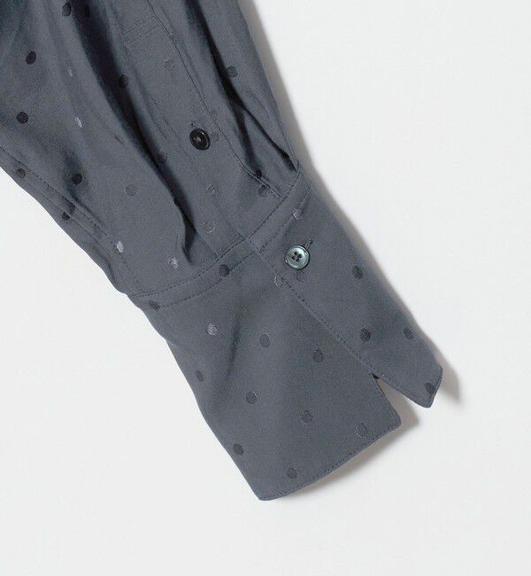 BEAUTY&YOUTH UNITED ARROWS「レーヨン ドットジャガード タック レギュラーカラー シャツ」|シャツ・ブラウス|
