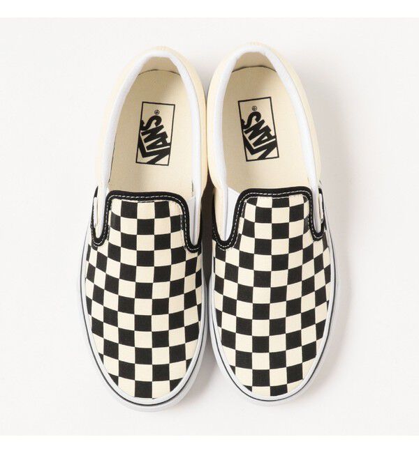 Ray BEAMS 「VANS / チェッカー スリッポン（22.5～25cm）」|スニーカー|