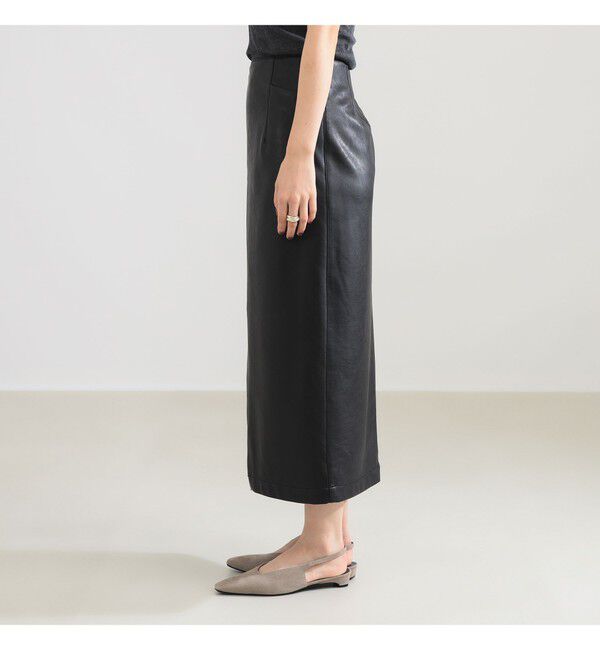 Demi-Luxe BEAMS 「【CLASSY.10月号掲載】AK+1 / フェイクレザー スカート」|スカート|