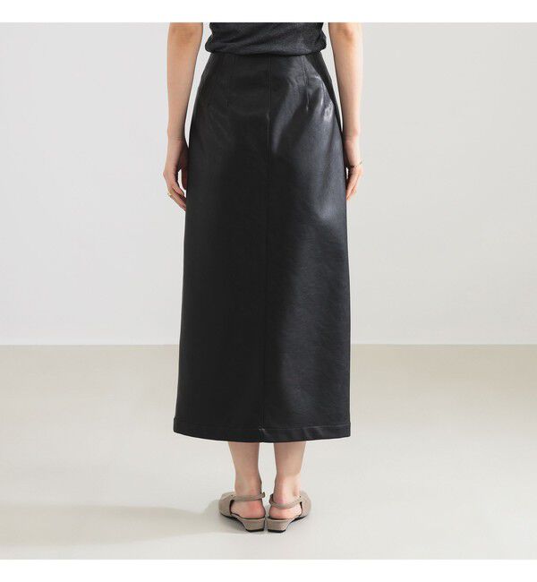 Demi-Luxe BEAMS 「【CLASSY.10月号掲載】AK+1 / フェイクレザー スカート」|スカート|