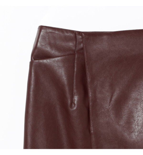 Demi-Luxe BEAMS 「【CLASSY.10月号掲載】AK+1 / フェイクレザー スカート」|スカート|
