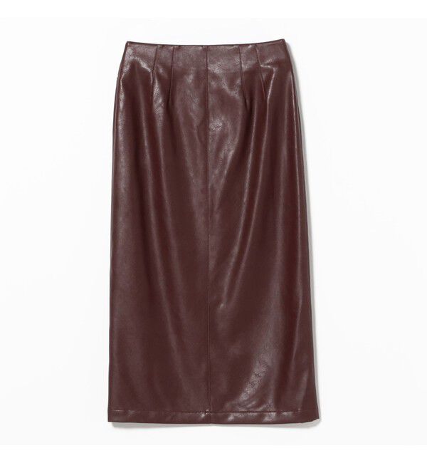 Demi-Luxe BEAMS 「【CLASSY.10月号掲載】AK+1 / フェイクレザー スカート」|スカート|