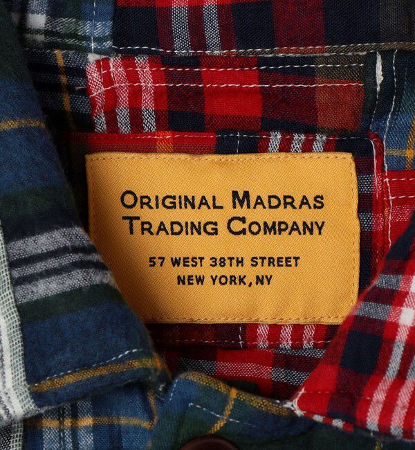 SHIPS「ORIGINAL MADRAS TRADING COMPANY: MADRAS PATCHWORK SHIRT JACKET」|ブルゾン・スタジャン|