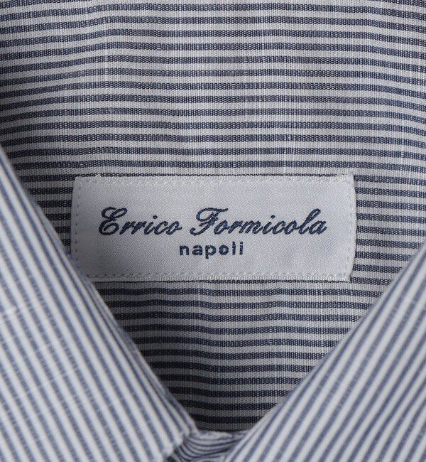 SHIPS「【SHIPS別注】Errico Formicola: DALIO コットン/リネン ロンスト シャツ」|シャツ・ブラウス|