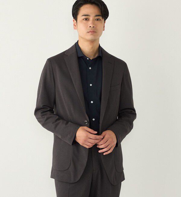 SHIPS Colors 「SHIPS Colors:〈速乾・接触冷感・洗濯機可能〉Breeze Cool(R) ジャケット◇」|テーラードジャケット|ダークグレー