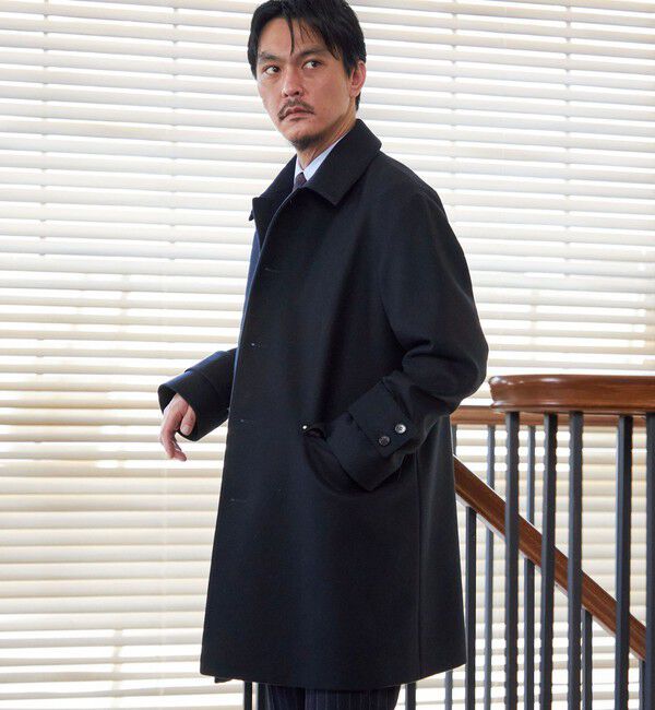 SHIPS「【SHIPS別注】MACKINTOSH: HUMBIE SL メルトン コート」|ステンカラーコート|