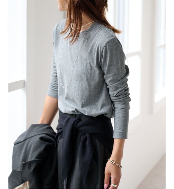 OUTDOOR PRODUCTS Usual Things「追加 ハイツイストジャージークルーネックコンパクト」|Tシャツ・カットソー|
