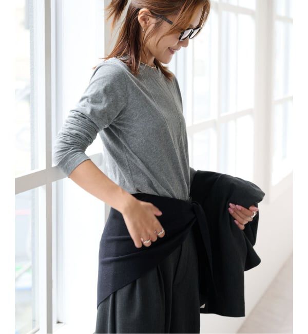 OUTDOOR PRODUCTS Usual Things「追加 ハイツイストジャージークルーネックコンパクト」|Tシャツ・カットソー|