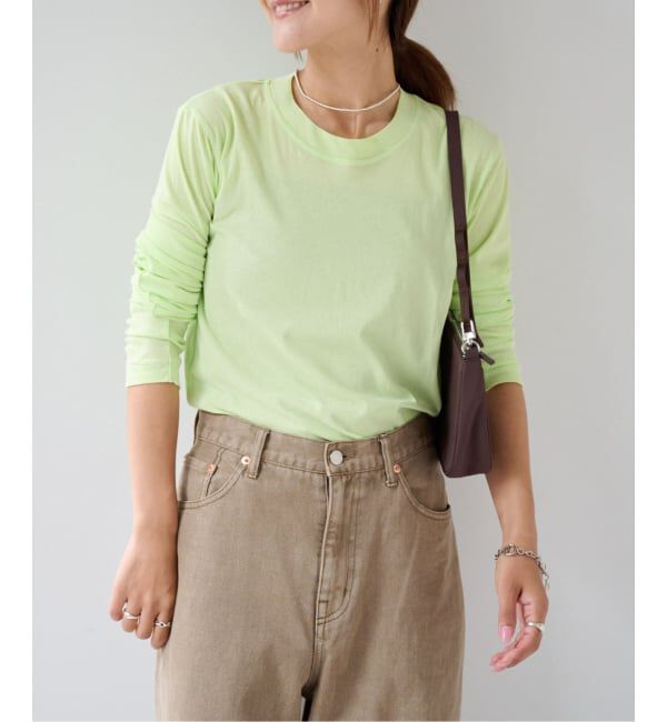OUTDOOR PRODUCTS Usual Things「追加 ハイツイストジャージークルーネックコンパクト」|Tシャツ・カットソー|