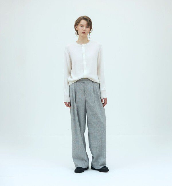 GALERIE VIE「【WEB先行予約】スコットランドカシミヤ クルーネックカーディガン」|カーディガン|