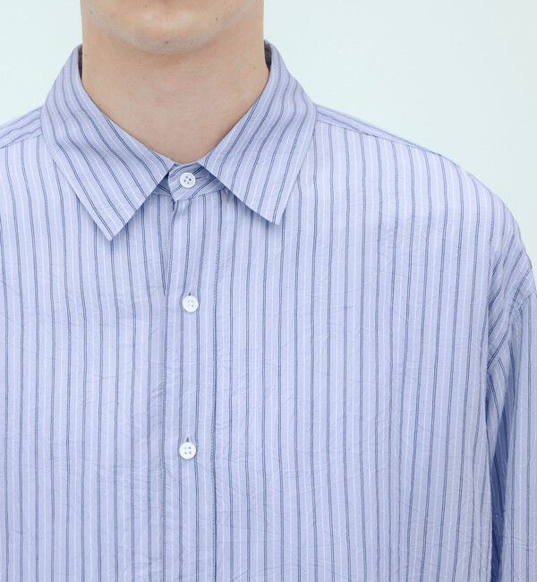 GALERIE VIE「クランプルブロード レギュラーカラーシャツ」|シャツ・ブラウス|