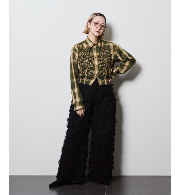  「TAAKK EMBROIDERED BLOUSON SHIRT TA26AW-SH302：シャツ」|シャツ・ブラウス|