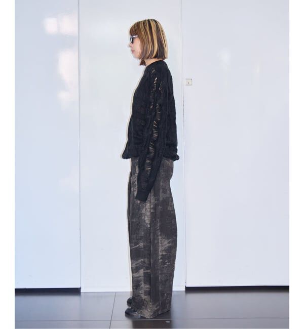  「TAAKK MOHAIR TEXTURED KNIT SWEATER TA26AW-KN044：ニット」|ニット・セーター|