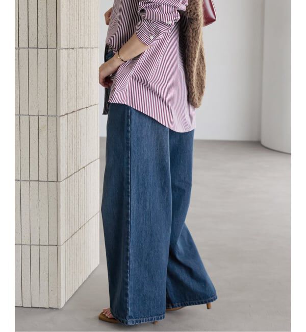 Plage「《予約》Turn belt デニムパンツ」|デニム|