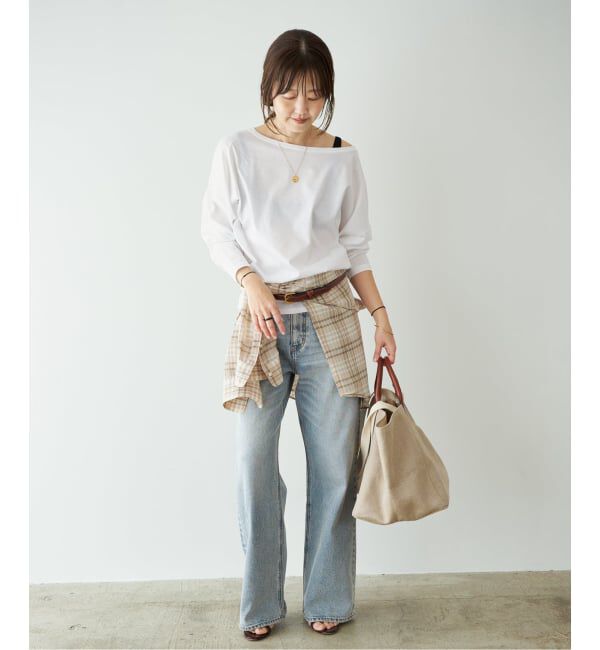 Plage「《追加予約》vintage like デニムパンツ 3」|デニム|