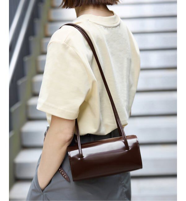 IENA「fane/フェイン MIE BAG ショルダーバッグ」|ショルダー・メッセンジャー|ブラウン