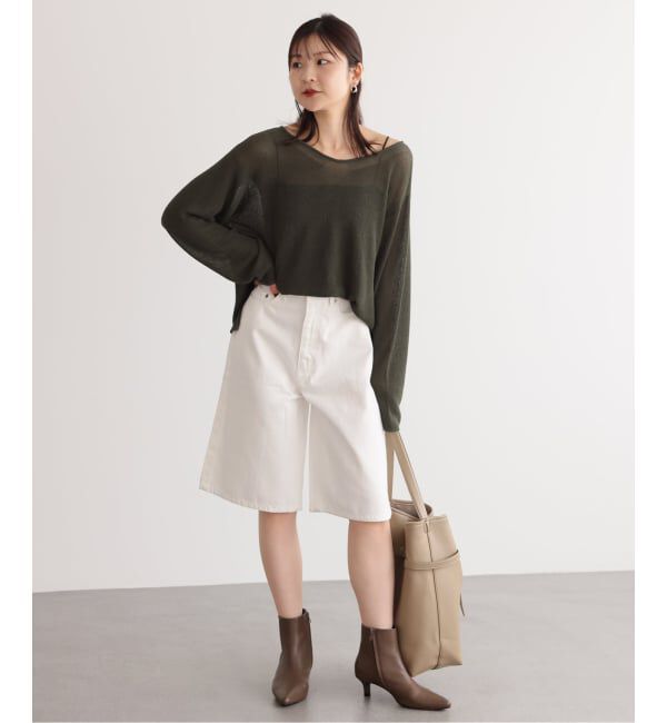 SLOBE IENA「《追加》SLOBE ポインテッドブーツ」|ショートブーツ|