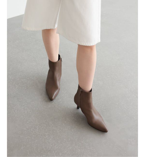 SLOBE IENA「《追加》SLOBE ポインテッドブーツ」|ショートブーツ|