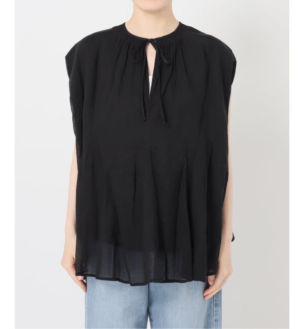 IENA「MARILYN MOON/マリリンムーン sheer cotton bl ブラウス 4263-104」|シャツ・ブラウス|