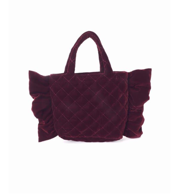 IENA「MALUS/マリュス Ruffle mini bag バッグ  MSG-025」|ハンドバッグ|
