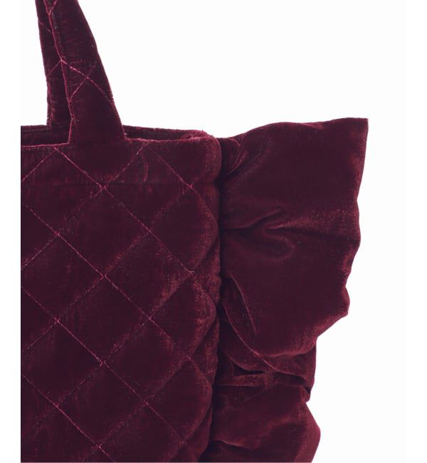 IENA「MALUS/マリュス Ruffle mini bag バッグ  MSG-025」|ハンドバッグ|