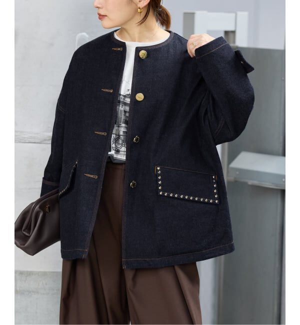 IENA「MACKINTOSH/マッキントッシュ 別注 HUMBIE NC DNM JK MB STUDS ジャケット」|デニムジャケット|