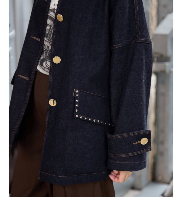 IENA「MACKINTOSH/マッキントッシュ 別注 HUMBIE NC DNM JK MB STUDS ジャケット」|デニムジャケット|