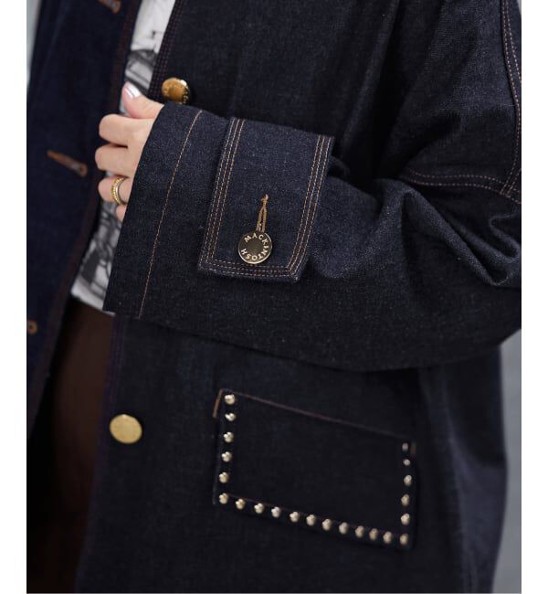 IENA「MACKINTOSH/マッキントッシュ 別注 HUMBIE NC DNM JK MB STUDS ジャケット」|デニムジャケット|
