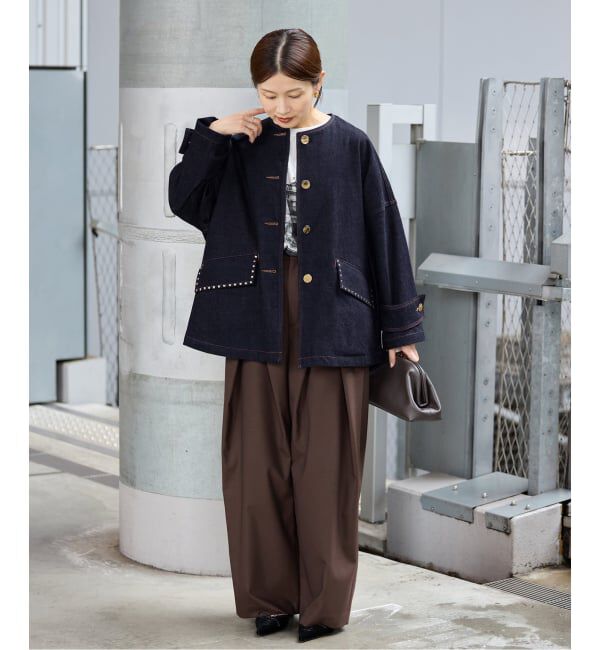 IENA「MACKINTOSH/マッキントッシュ 別注 HUMBIE NC DNM JK MB STUDS ジャケット」|デニムジャケット|