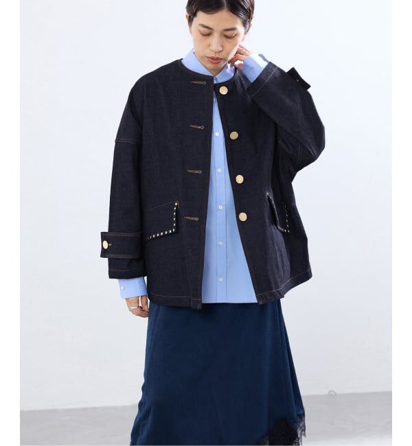 IENA「MACKINTOSH/マッキントッシュ 別注 HUMBIE NC DNM JK MB STUDS ジャケット」|デニムジャケット|