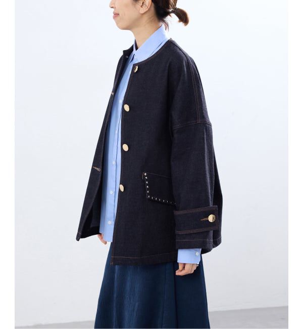 IENA「MACKINTOSH/マッキントッシュ 別注 HUMBIE NC DNM JK MB STUDS ジャケット」|デニムジャケット|