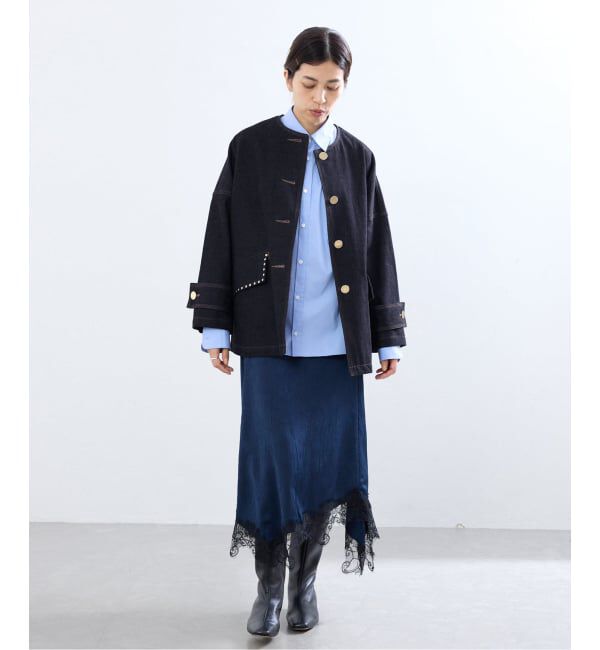 IENA「MACKINTOSH/マッキントッシュ 別注 HUMBIE NC DNM JK MB STUDS ジャケット」|デニムジャケット|