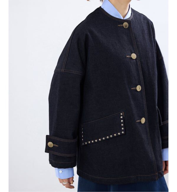IENA「MACKINTOSH/マッキントッシュ 別注 HUMBIE NC DNM JK MB STUDS ジャケット」|デニムジャケット|