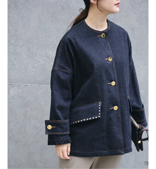 IENA「MACKINTOSH/マッキントッシュ 別注 HUMBIE NC DNM JK MB STUDS ジャケット」|デニムジャケット|