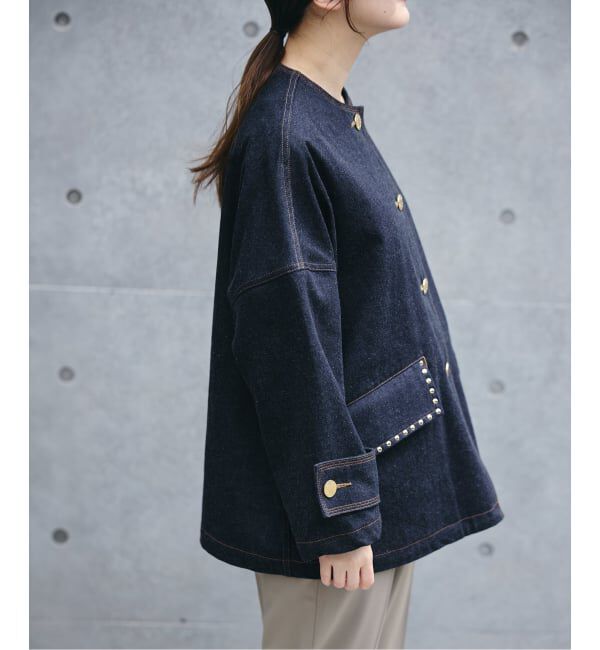 IENA「MACKINTOSH/マッキントッシュ 別注 HUMBIE NC DNM JK MB STUDS ジャケット」|デニムジャケット|