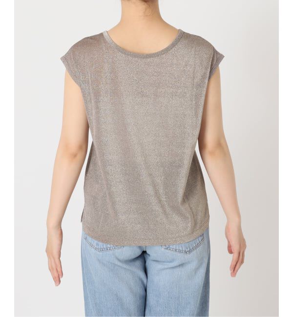 IENA「ラメフレンチスリーブTシャツ」|Tシャツ・カットソー|