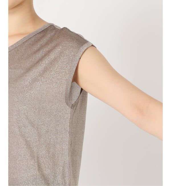 IENA「ラメフレンチスリーブTシャツ」|Tシャツ・カットソー|